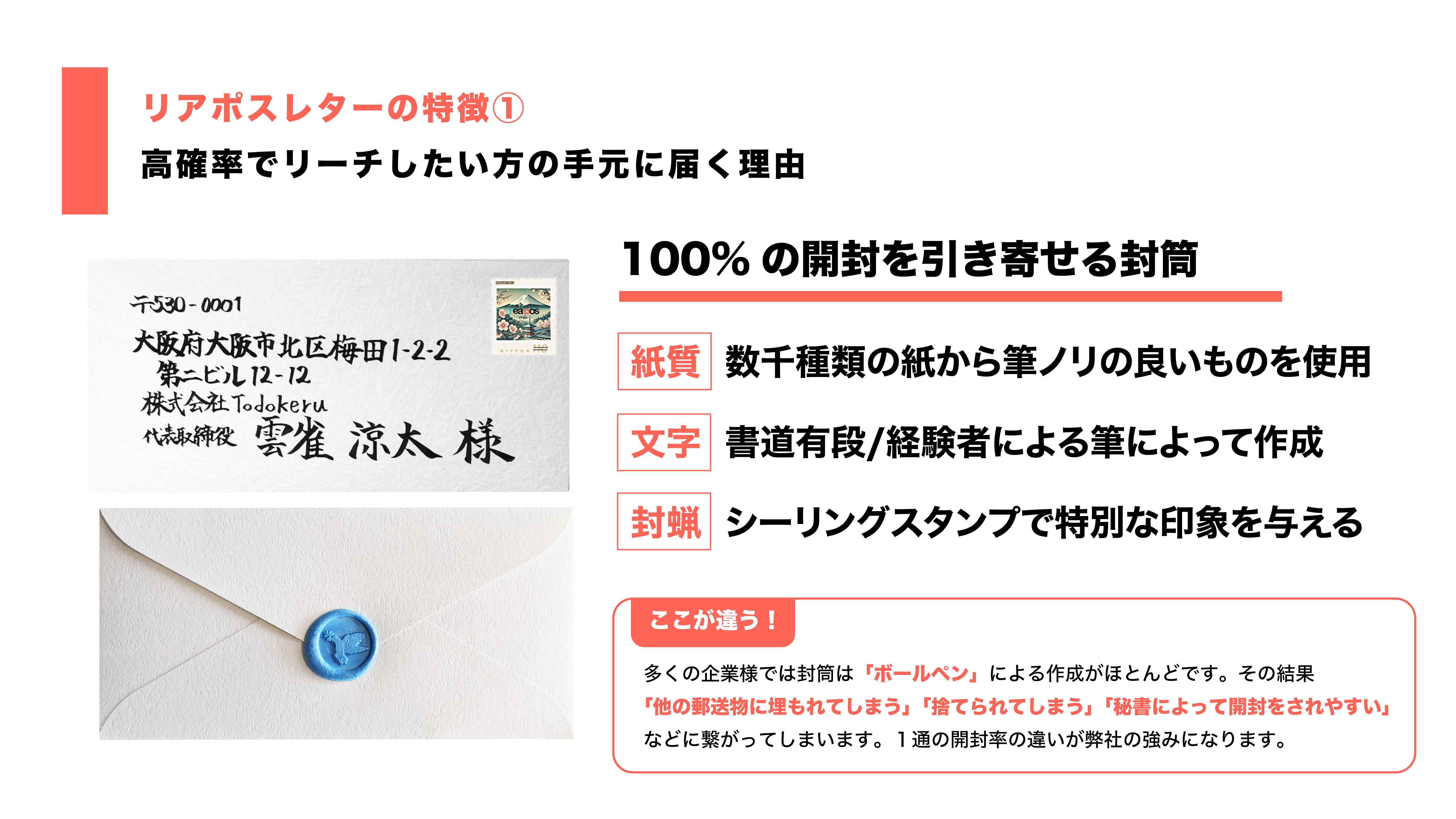 手紙営業/採用代行　株式会社Todokeru