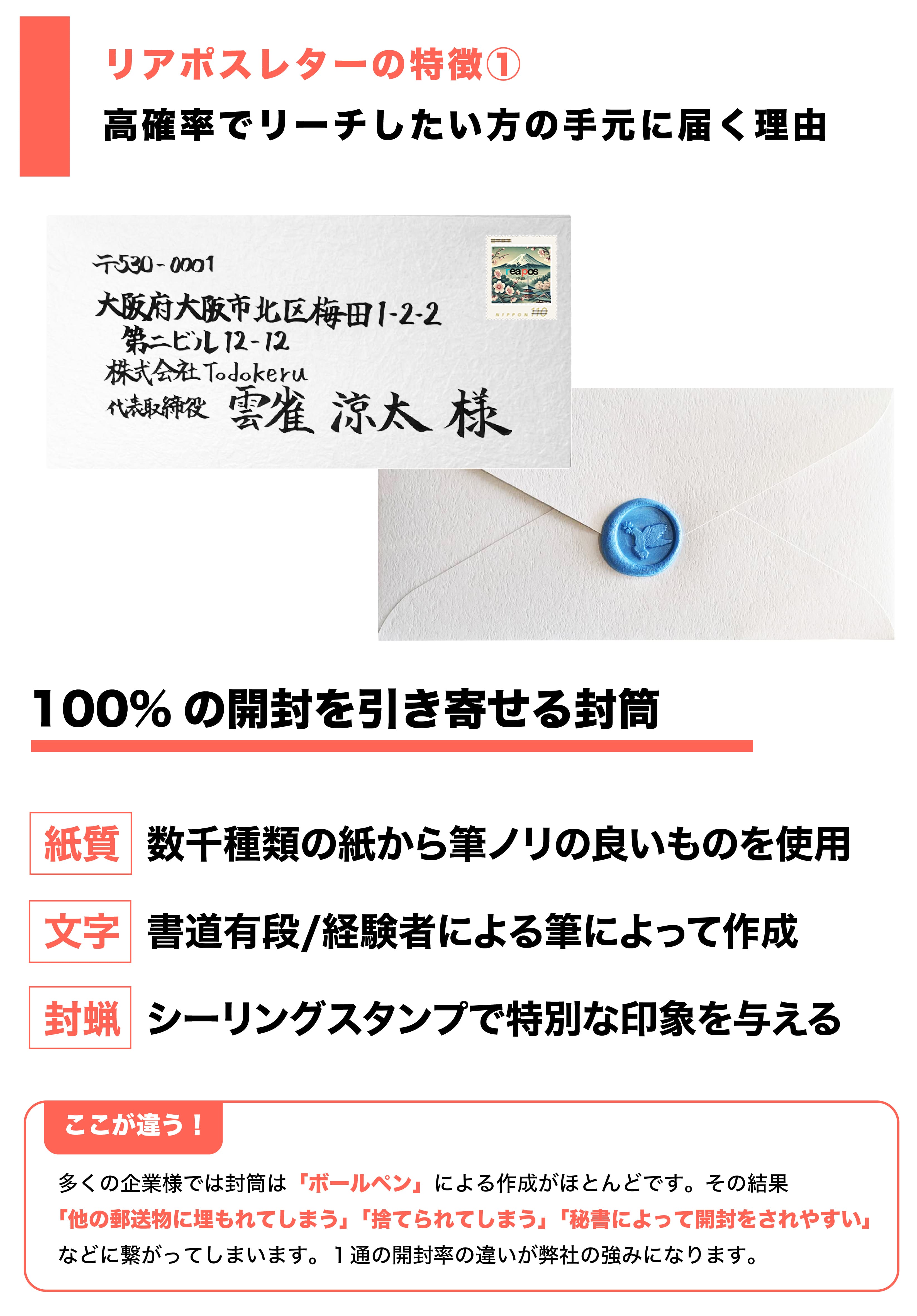 手紙営業/採用代行　株式会社Todokeru