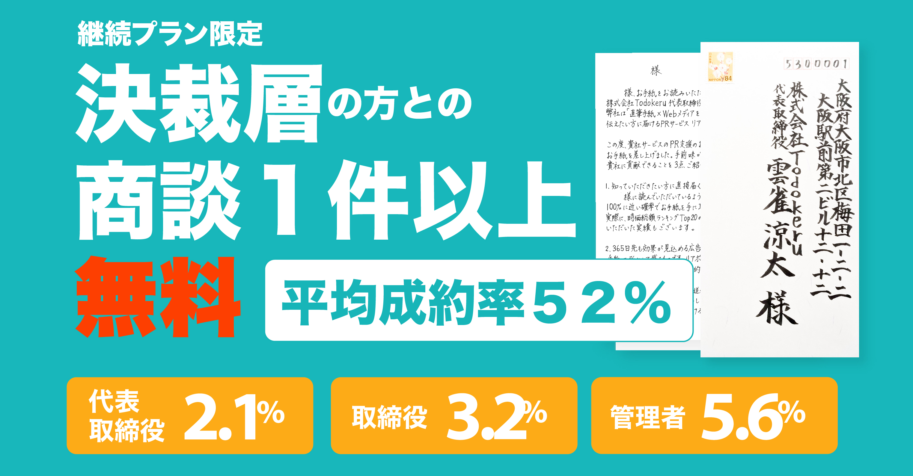 手紙営業代行