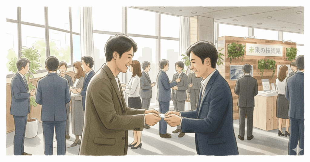 展示会での名刺交換から学ぶコミュニケーションの課題