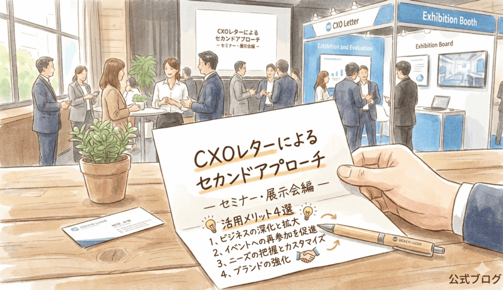 展示会やセミナー後に手紙を活用するメリット